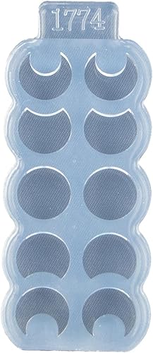 Miniatura 4 de Moldes para aretes de forma redonda y forma de luna pequeña, molde de silicona para aretes de bricolaje, aretes de oreja, colgantes, manualidades de