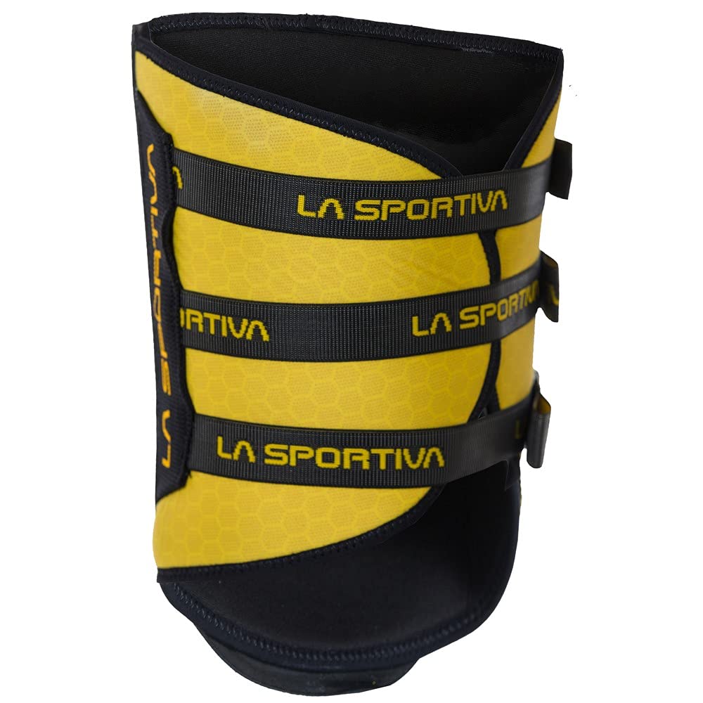 La Sportiva Laspo Knee Pad Żółto-Czarny - Antypoślizgowy wyściełany ochraniacz na kolana - Jeden rozmiar - Kolor: czarny - Żółty