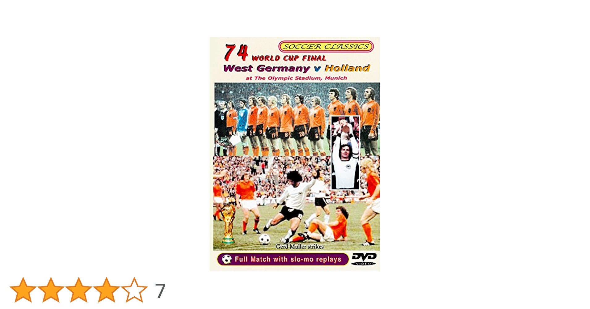 Amazon.co.jp: 1974西ドイツワールドカップ決勝西ドイツ対