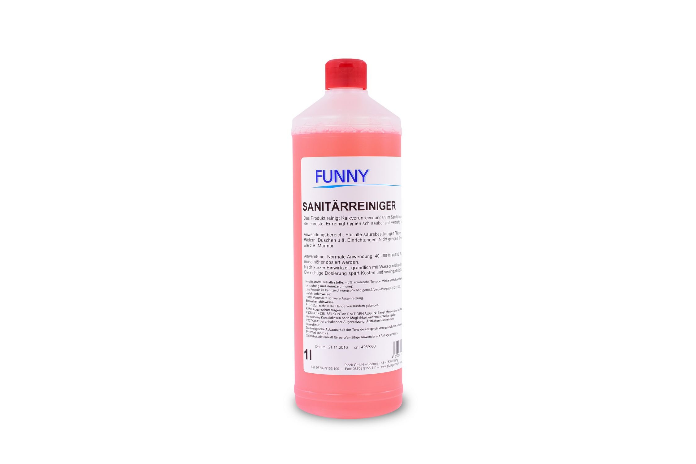 Funny AG-459 Sanitärreiniger, 1 L (12-er Pack)