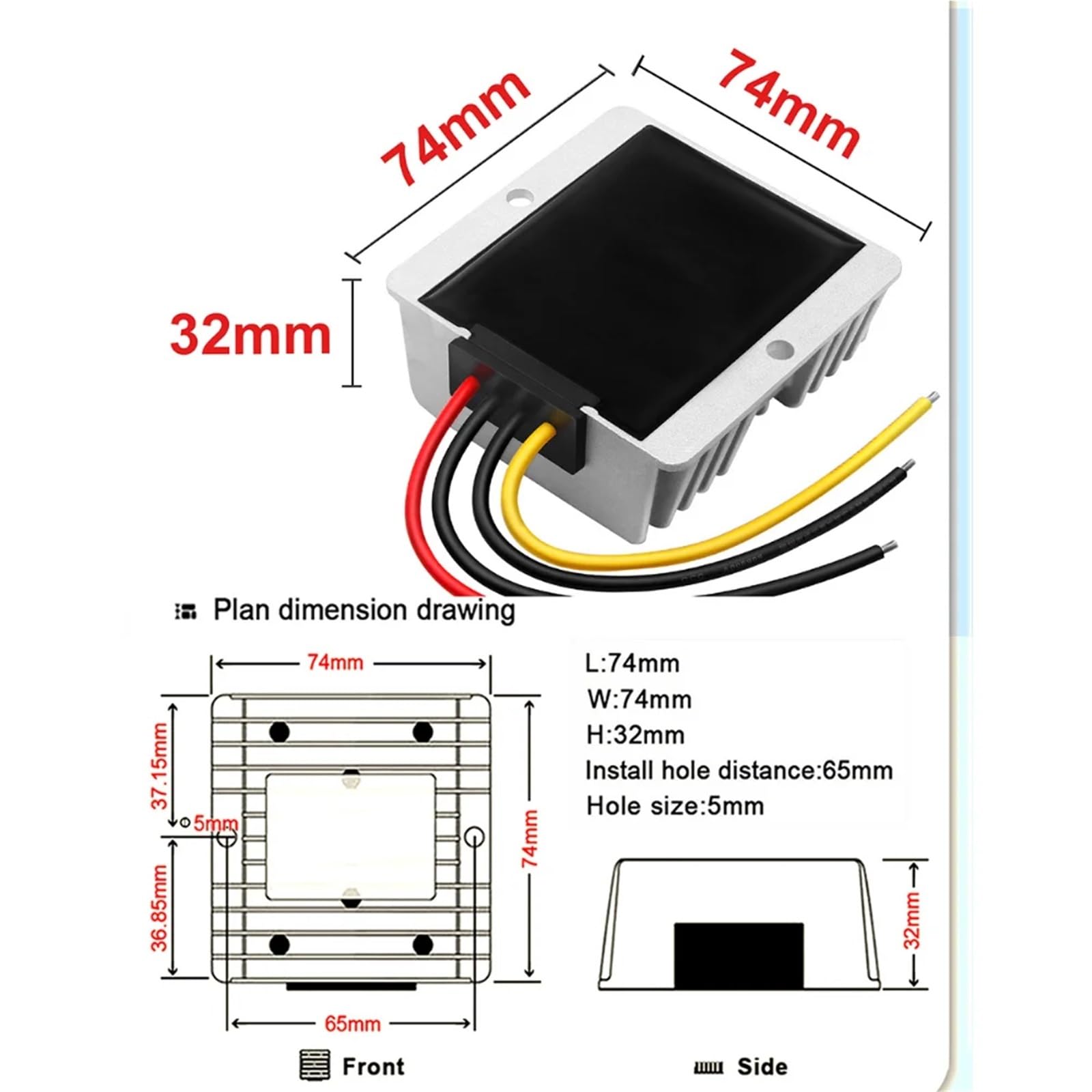 DC 8-36 V 14,5 V 12,6 V 13,8 V 16,8 V 10 A 15 A Automatyczny konwerter Booster Inteligentna ładowarka samochodowa do podwójnej baterii (ładowarka 14,5 V 15 A)