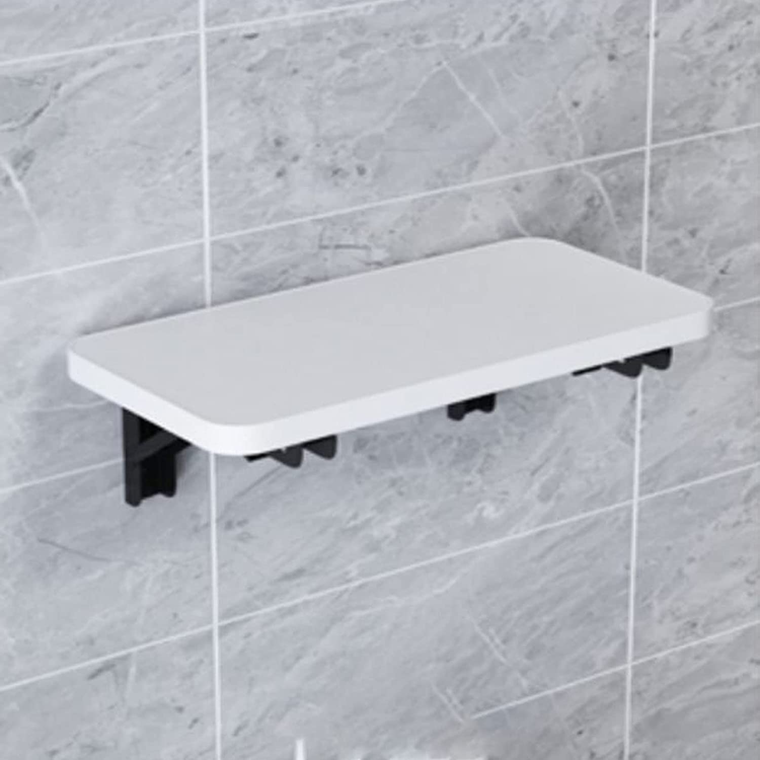 Table d'étude murale pliante blanche 60x40 cm pour petit espace