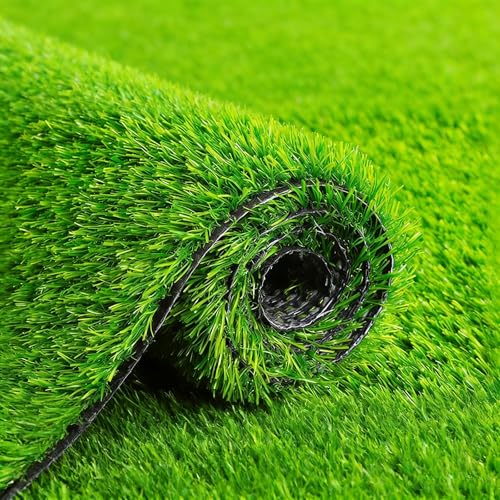 ZKBDBWTR Césped Artificial, Césped Sintético para Exteriores, Resistente al Desgaste, Recortable, Ideal para Balcones, Cocinas y Jardines, 2 cm de Grosor(1.2x5m/3.9x16.4ft)