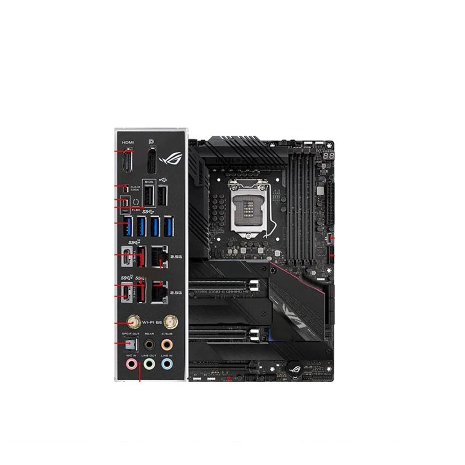 Amazon.com: Fit for ASUS ROG Strix Z590-E Gaming WiFi 6E LGA 1200