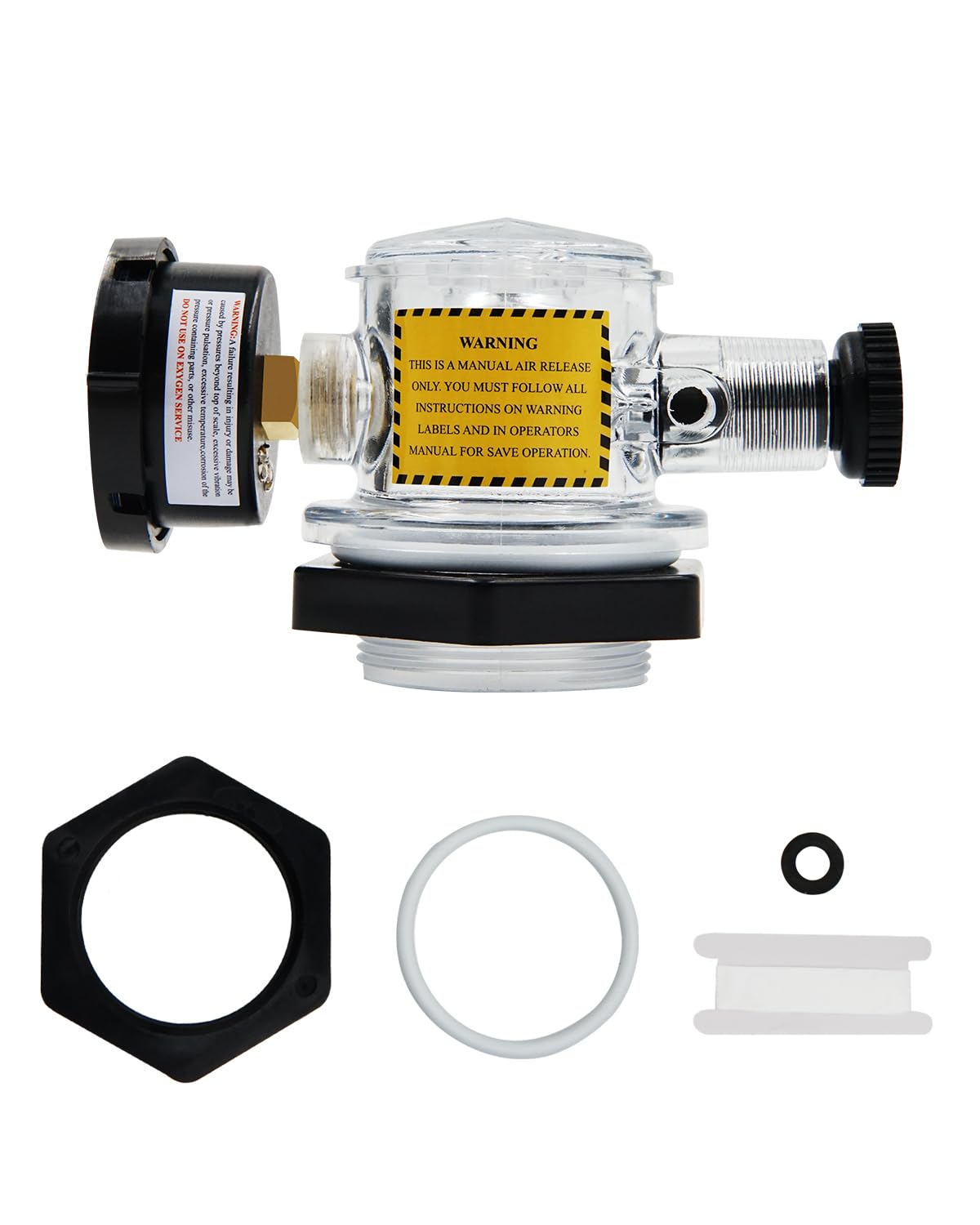 Photo 1 of Pentair Manual Air Relief Valve Fit for Triton II, Triton C, TR100C & TR140C Pool Spa Sand Filters - Includes Lock Nut