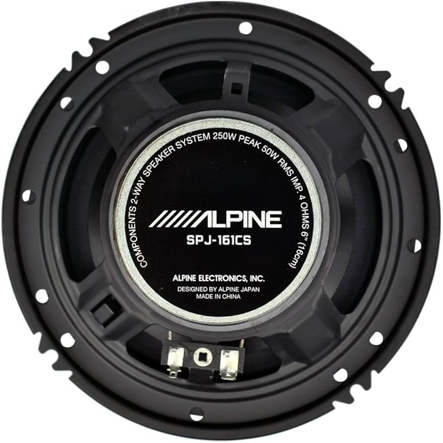 Amazon.com: Alpine SPJ-161CS 2-WAY Car Audio Component Speaker