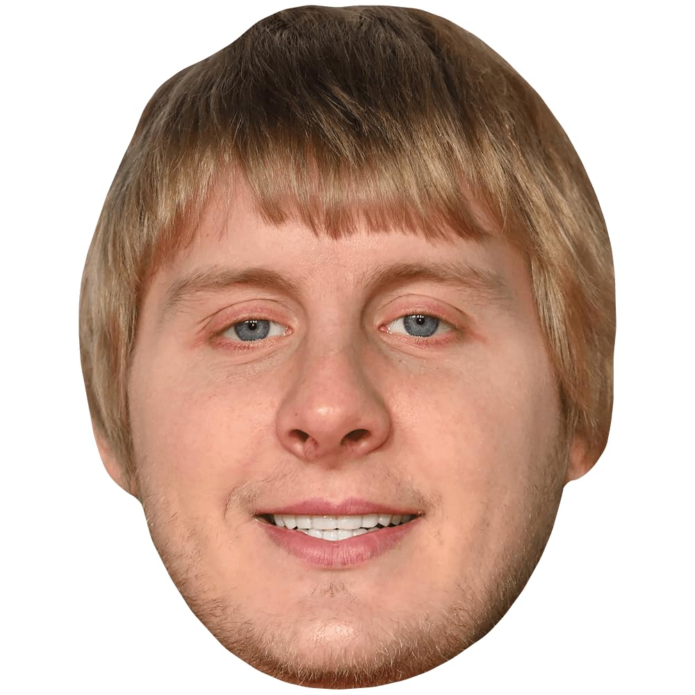 Patrick Pimblett (Fringe) Celebrity Mask, Flat Card Face, Fancy Dress Mask