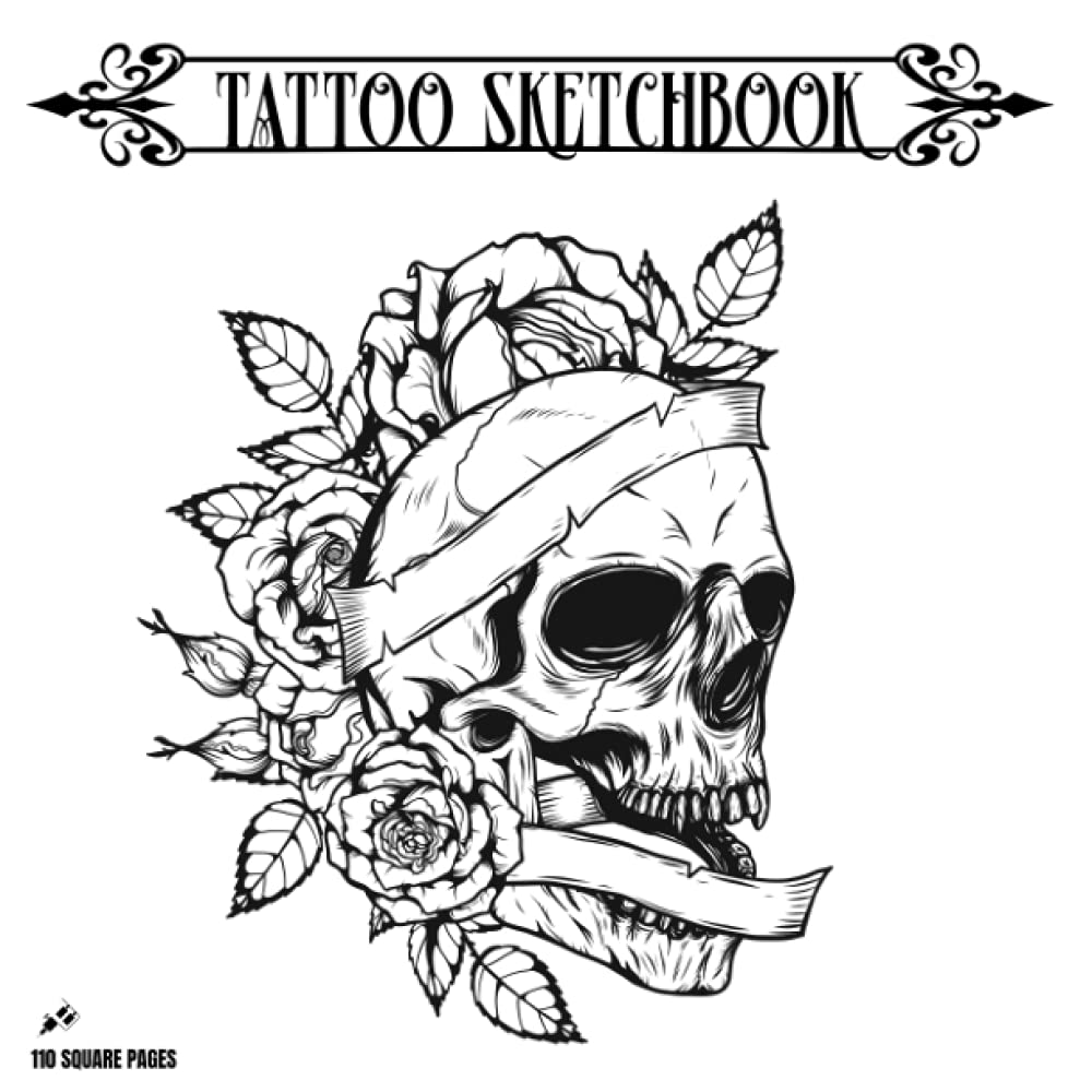 Tattoo Sketchbook - Square Paged