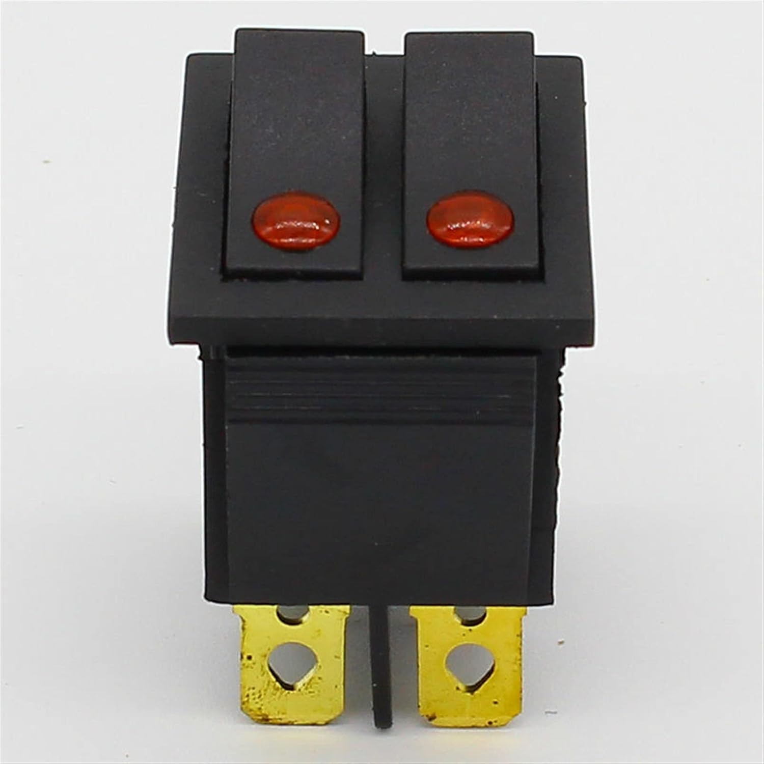 Rocker Switch 1PCS Rocker Switch Belt cat-Eye Switch Two Gang Switch Double Switch