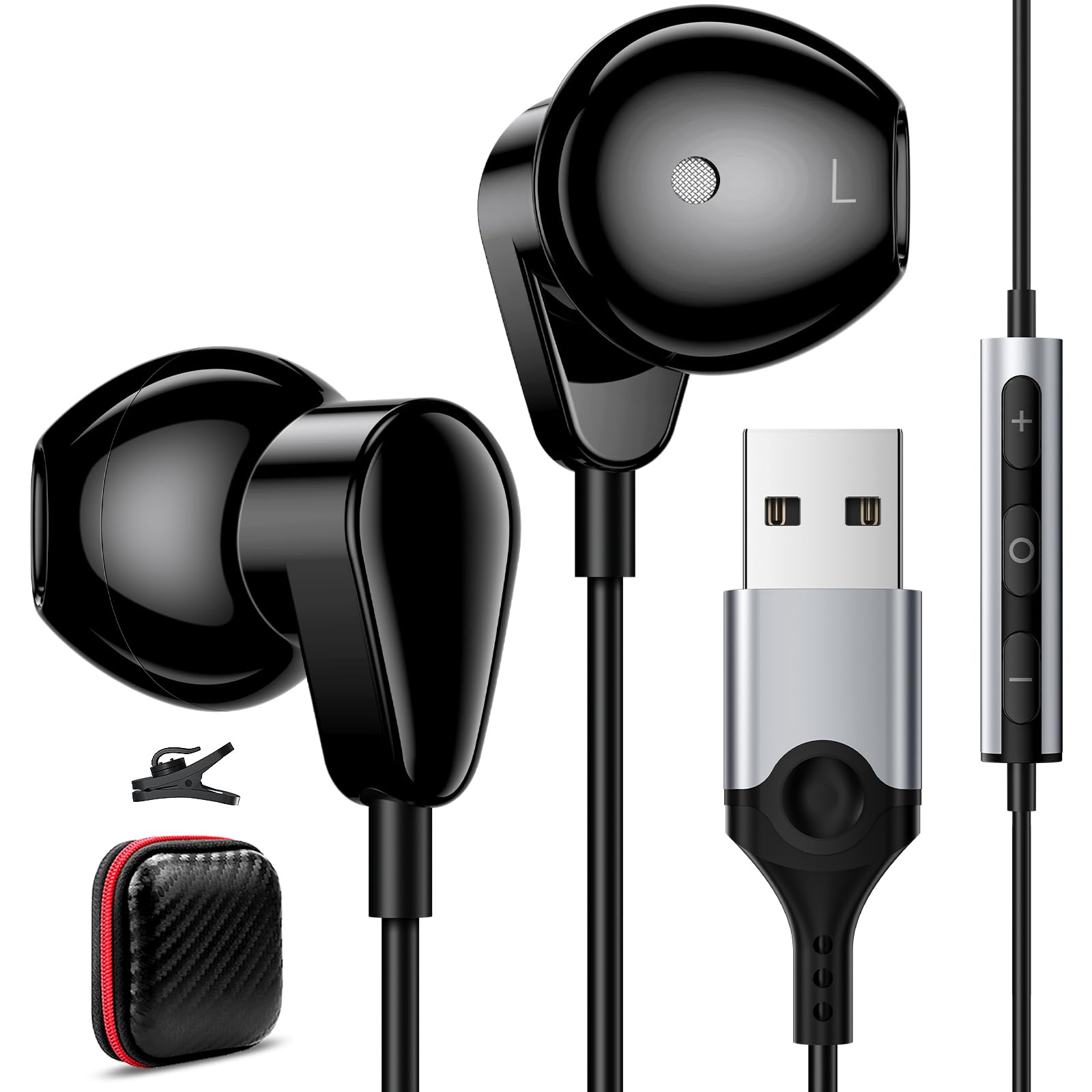 USBヘッドフォン 有線 マイク付き 音量調整可能 USB端子 イヤホン有線 Amazon.co.jp: USBイヤホン マイク付き PC パソコン用有線ヘッドセット