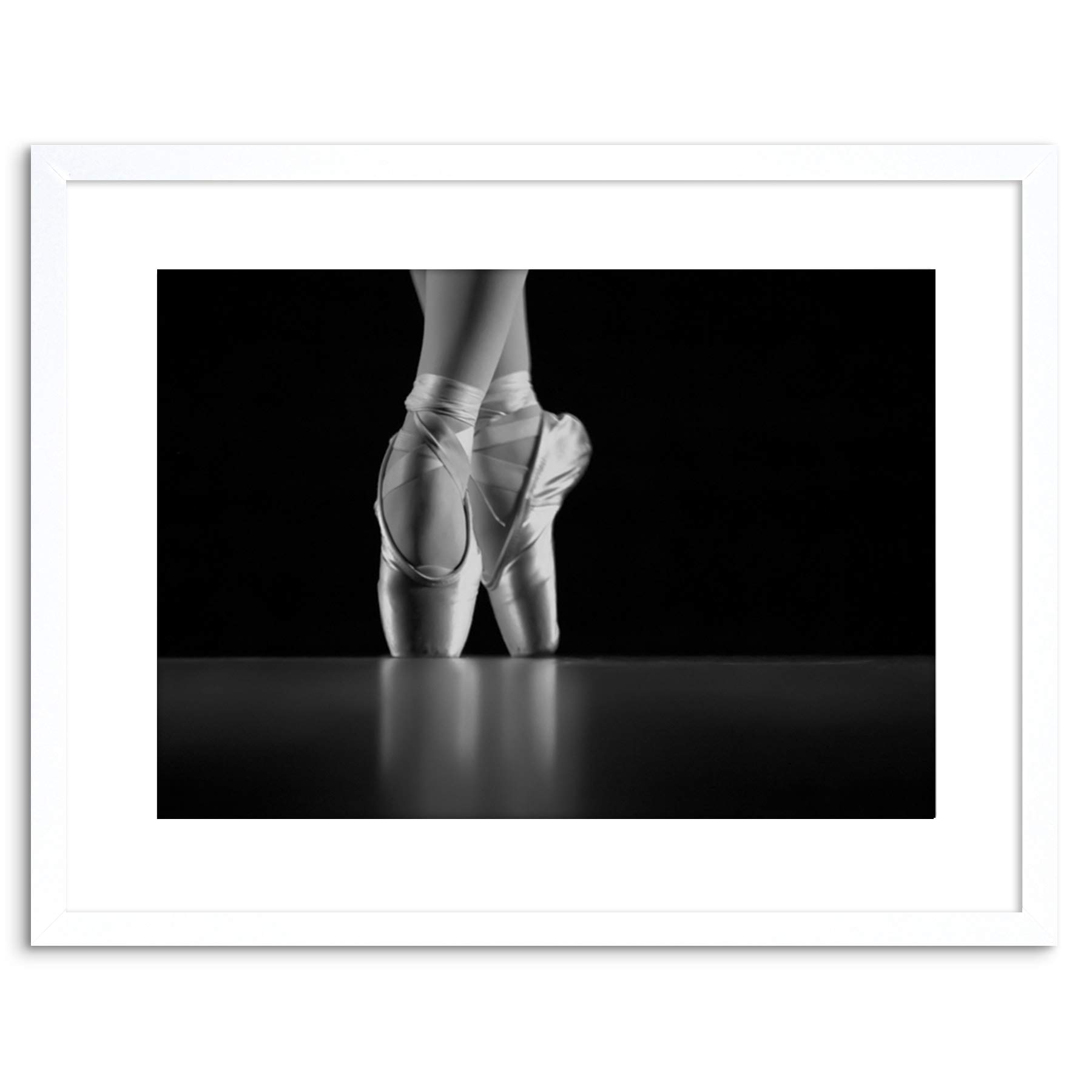 Wee Blue Coo PHOTO DANCING DANCER BALLERINA BALLET SHOES FRAMED ART PRINT POSTER F97X12213