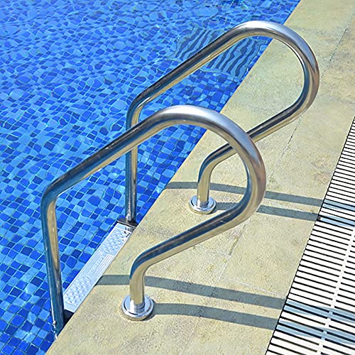 Barandal para piscina de acero inoxidable 3 peldaños miniatura 3