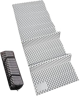 REDCAMP Foam Camping Mat 18mm Thick,Closed Cell Foam Sleeping Mat, Wide Lightweight Folding Z Camping Mat for Hiking Backpacking,185x55x1.8cm, Grey 1 Pack