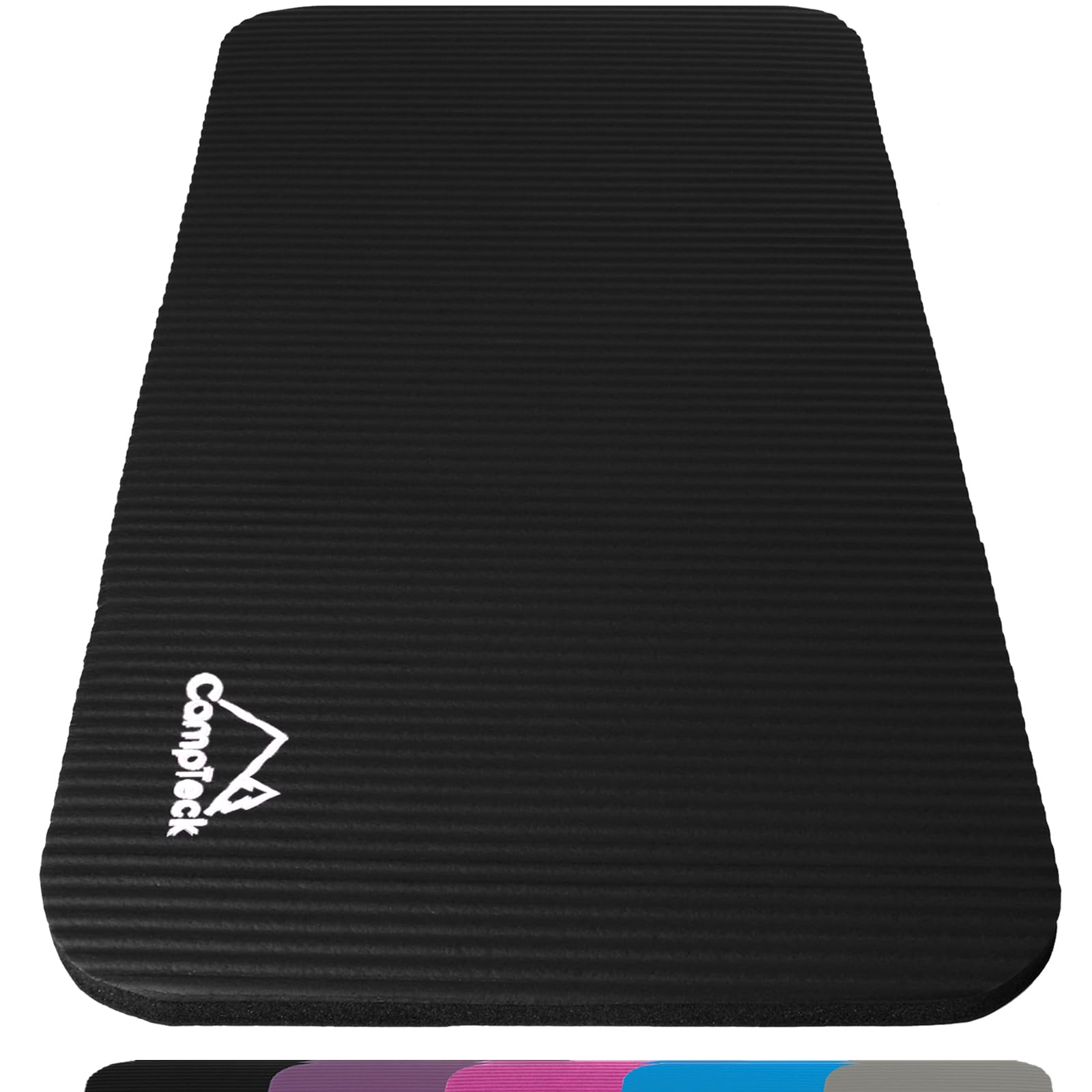 CampTeck U6962 - Non-Slip Yoga Knee Pad Soft Foam Yoga Knee Mat for Fitness, Exercise, Workout, Gym, Pilates etc. - Black-image-35