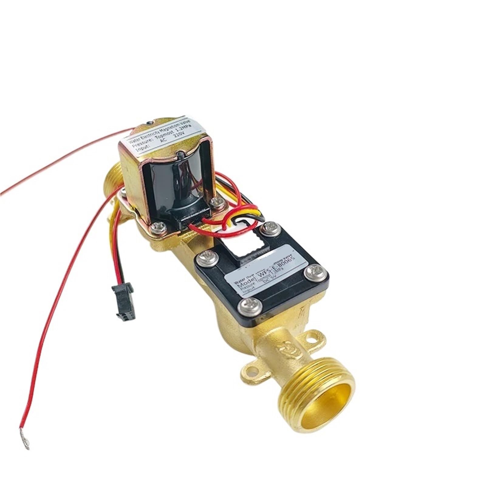 Vanne électromagnétique débitmètre pour réguler eau chaude sans fuite