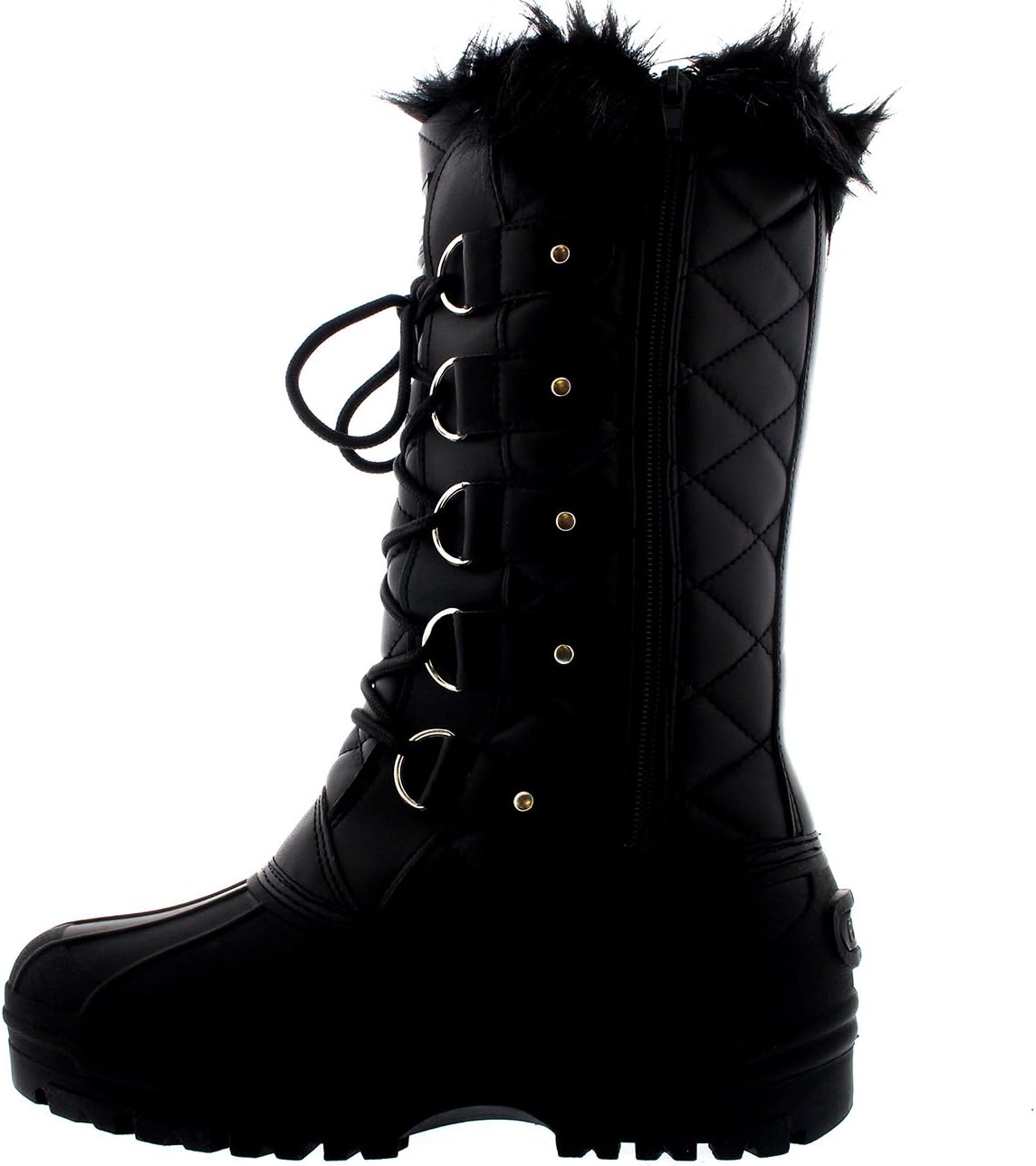 POLAR Womens Waterproof Tactical Mountain Walking Snow Knee Boots