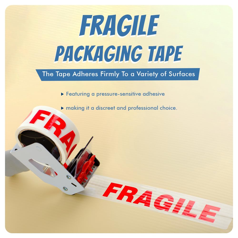 ZOPPER Fragile Packaging Tape 66m x 48mm - Image 4
