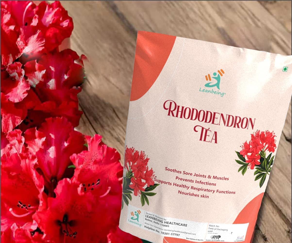 JARA Leanbeing - herbata kwiatowa rodendron 50 g | buransh kwiat | Pielęgnuje skórę