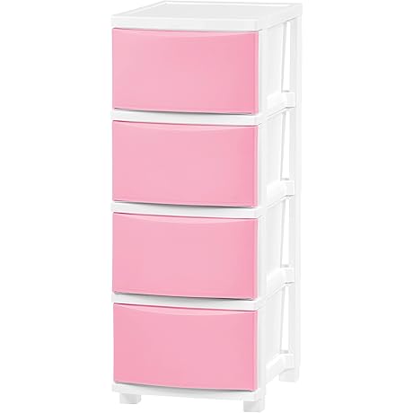 4 Drawer Plastic Storage Organizer