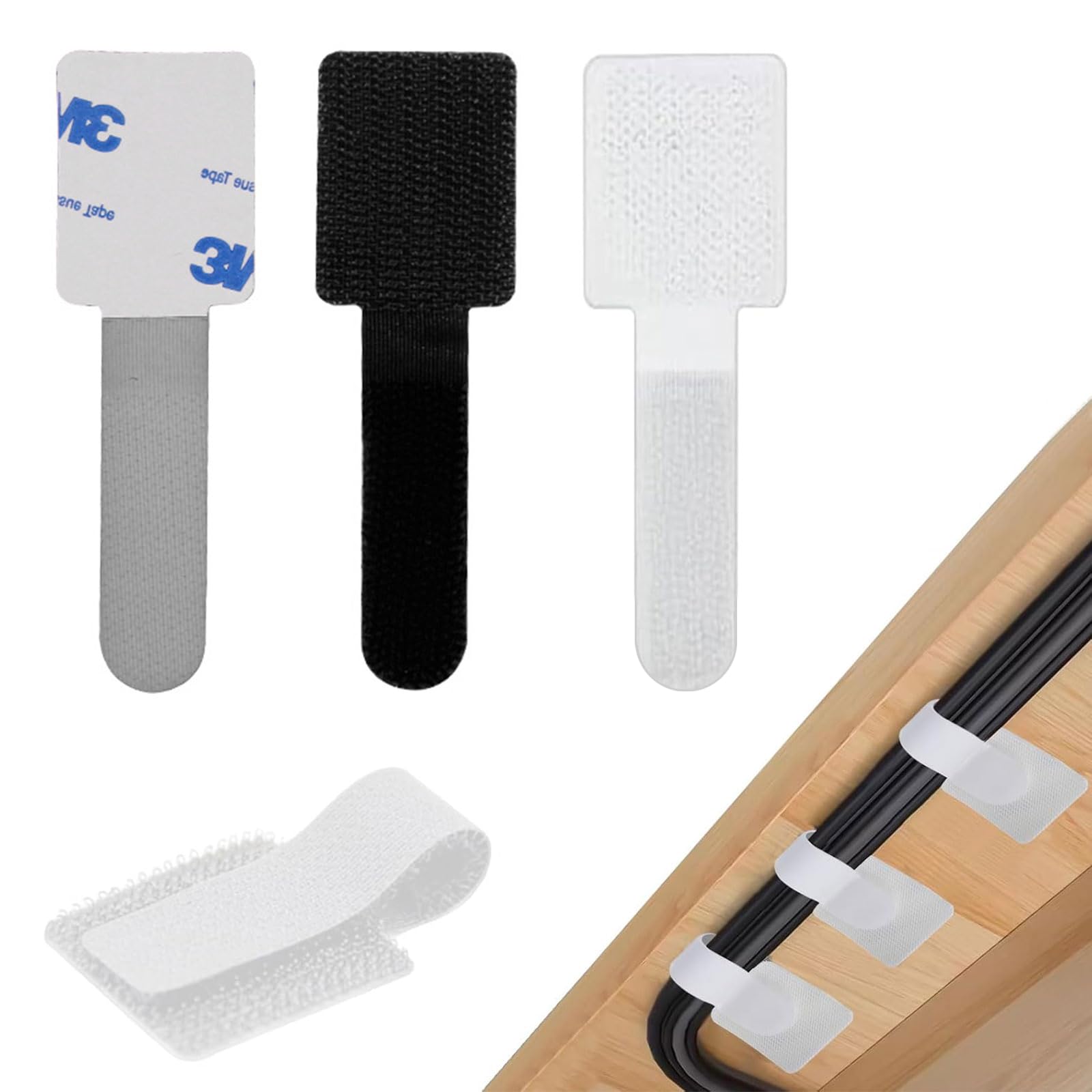 コードホルダー マジックテープホルダー 【18個】 Amazon | ケーブルクリップ 50個入り 強力ケーブルバンド LANケーブル