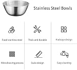 Stainless Steel Cereal Bowls 8Pcs 28Oz Metal Salad Dinner Bowl Set | Reusable Unbreakable Lightweight Non-Toxin Dishwasher Safe BPA Free Daily Use Bowls for Kitchen Restaurant Outdoor Camping
