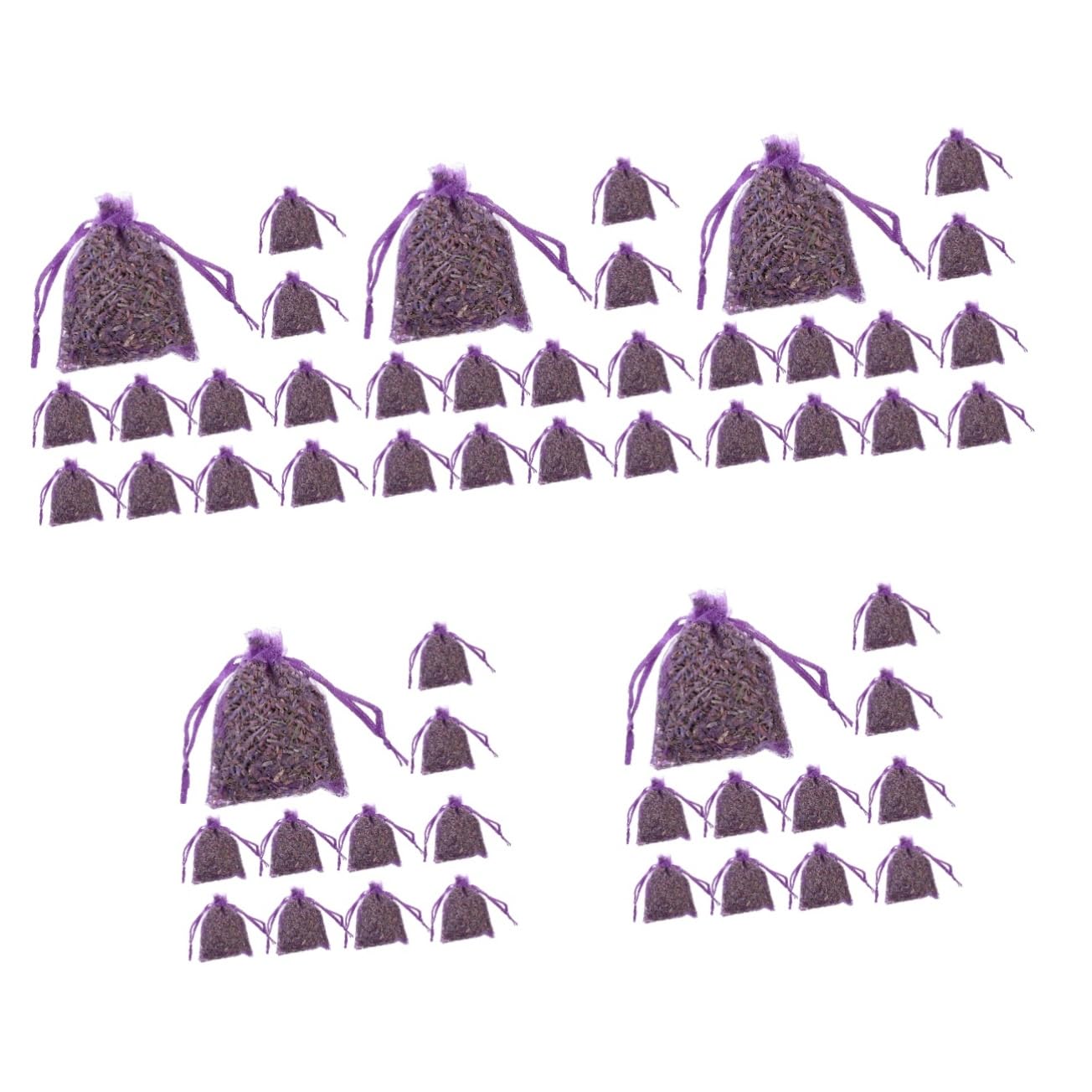 Amosfun 5 Set Bustina Di Lavanda Profumo Per Biancheria Sachet Profumato Bustine Profumate Per Cassetti Sacchetti Di Lavanda Per Armadio Porta Bustine Casalingo Bustina Appesa 12 Pezzi*5
