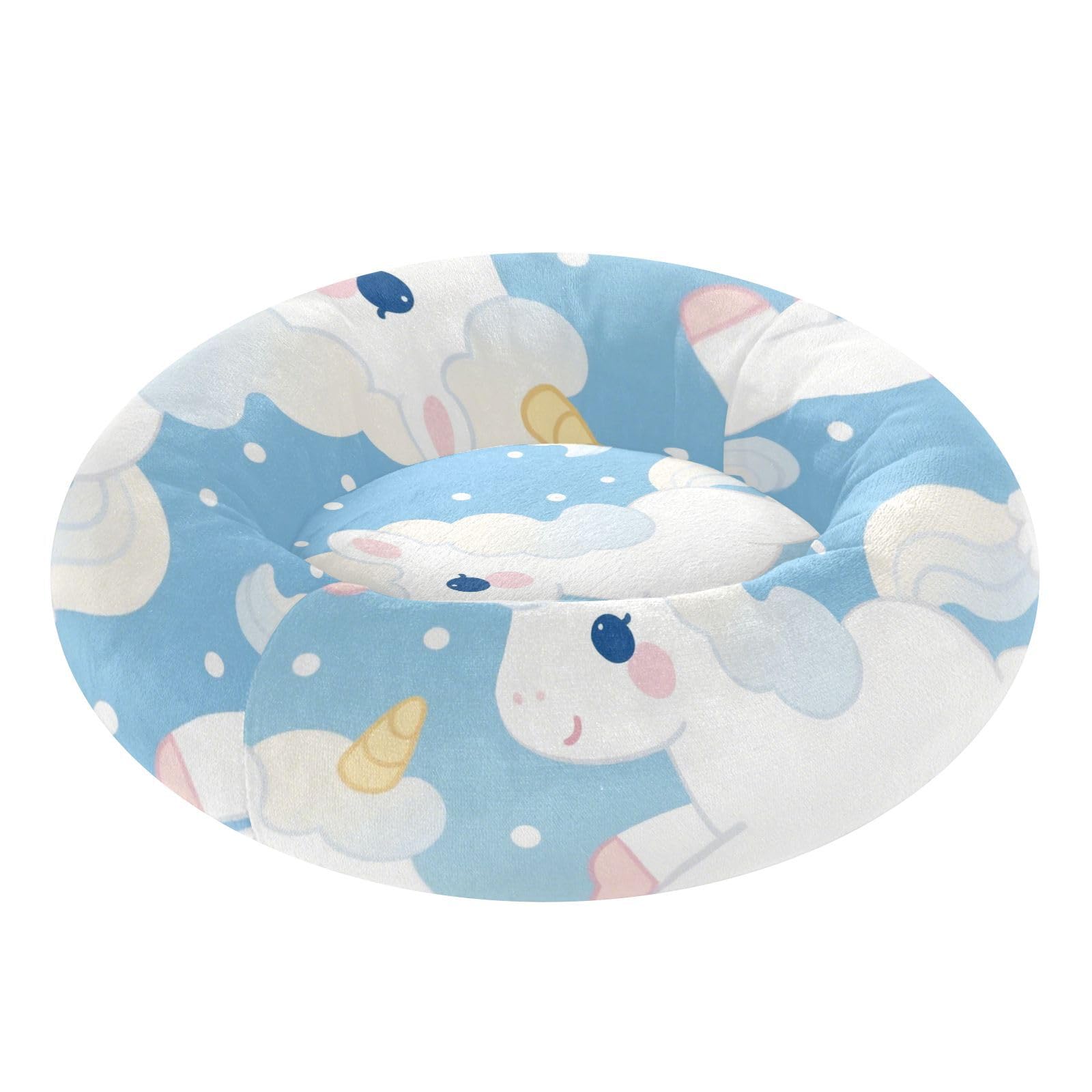 Panier pour chien licornes blanches S pour rassurer votre animal