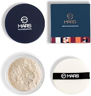 MARS Trend Setting Loose Powder, Lightweight and Long Lasting, Ultra Fine Setting Powder for Face Makeup, 8 gm (03-SOFT LI...