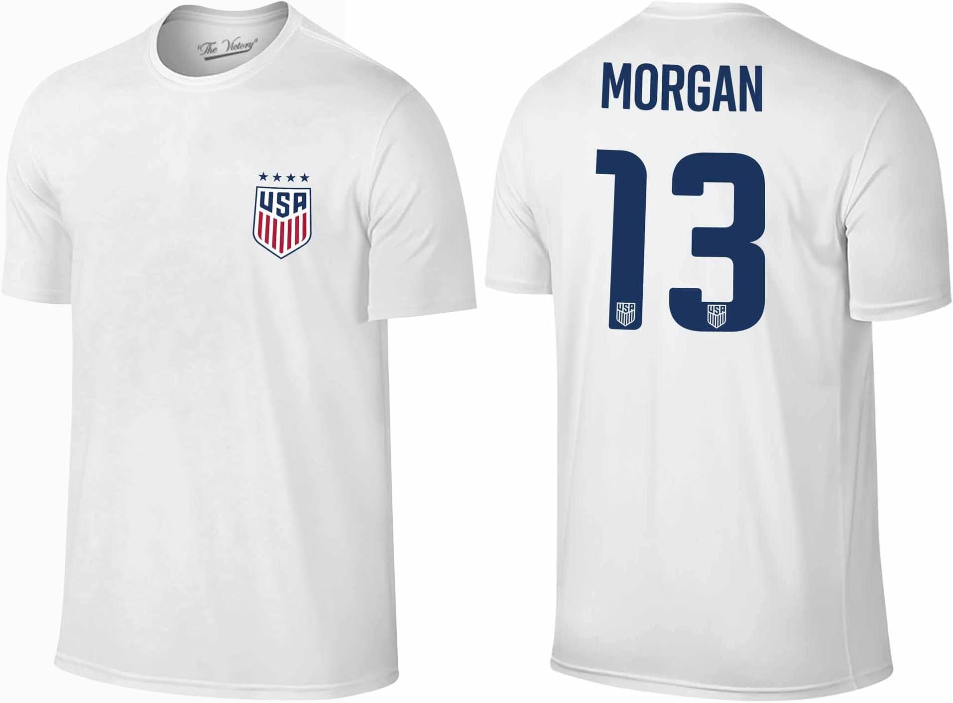 The VictoryOfficially Licensed USA Adult Women's National Soccer Team Name & Number T-Shirt