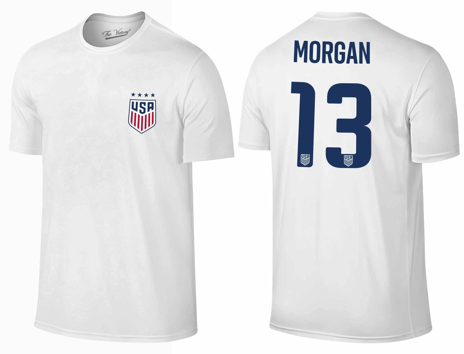 The VictoryOfficially Licensed USA Adult Women's National Soccer Team Name & Number T-Shirt
