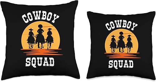 Miniatura 3 de Cowboy Squad Sunset Western Cowboy Throw Pillow