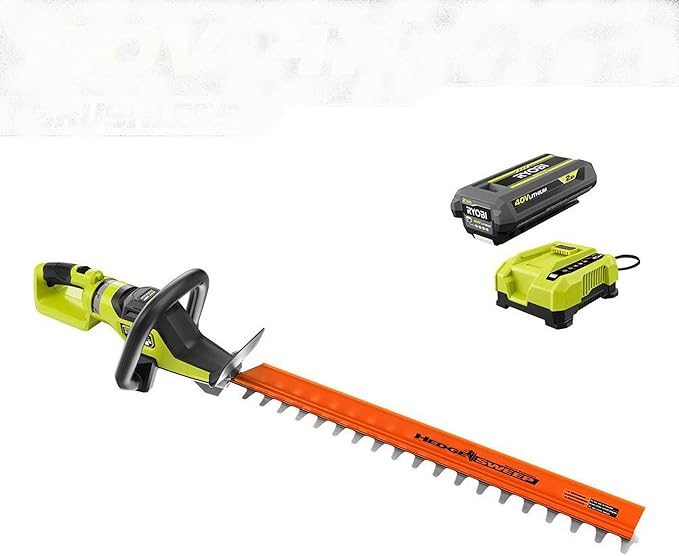 Review RYOBI 40V HP Brushless 26 in. Cordless Battery Hedge Trimmer with 2.0 Ah Battery and Charger