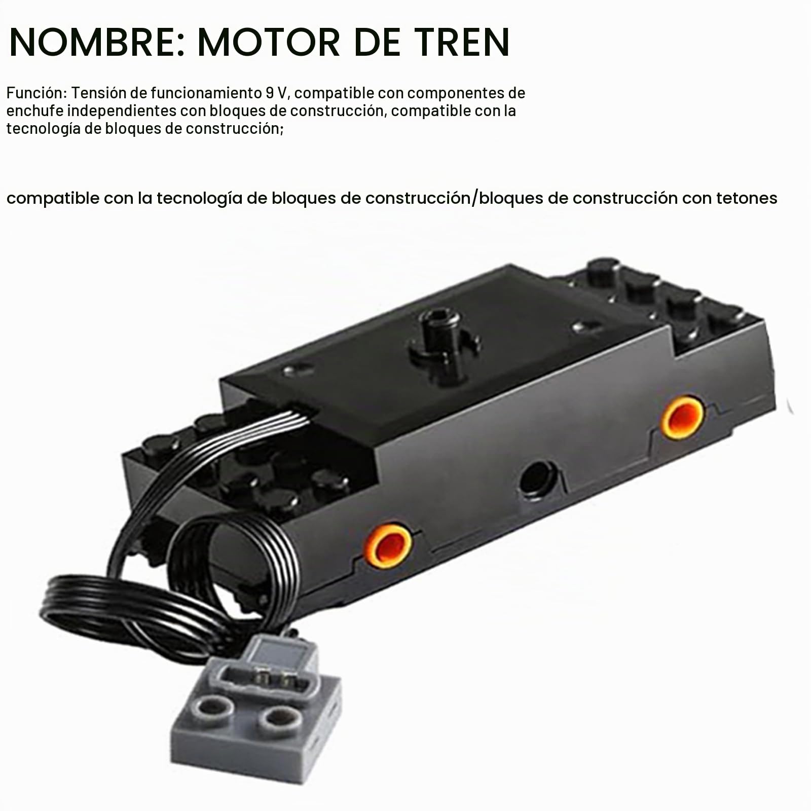 Kit de motor técnico de 36 piezas, juego de motor de funciones de potencia, extensión de piezas de servo cambio, cable de control remoto compatible con las principales marcas, accesorios de