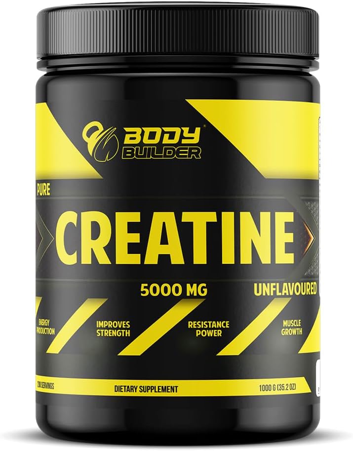 creatine monohydrate powder - Creatine Monohydrate 5000 MG (1KG) - High-Potency Supplement for Improved Strength, Endurance, and Muscle Growth (Unflavored, 200 Serving)