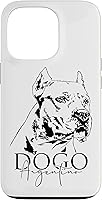 Vista 10 de Dogo Argentino Dog Portrait Dog Portrait Dogs Case for iPhone 17