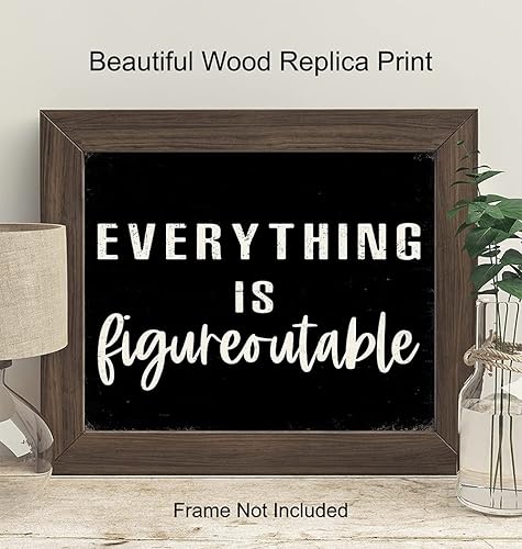 Miniatura 2 de Arte y decoración inspiradora para pared, impresiones motivacionales de emprendedores positivos de 8 x 10 pulgadas, refranes de éxito, regalos de