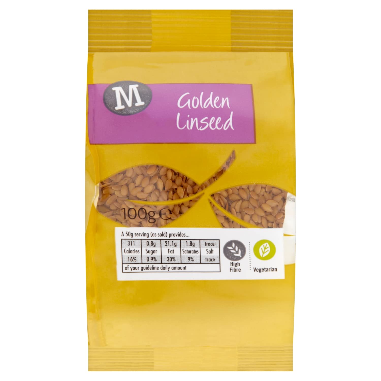 Morrisons Golden Linseed 100g