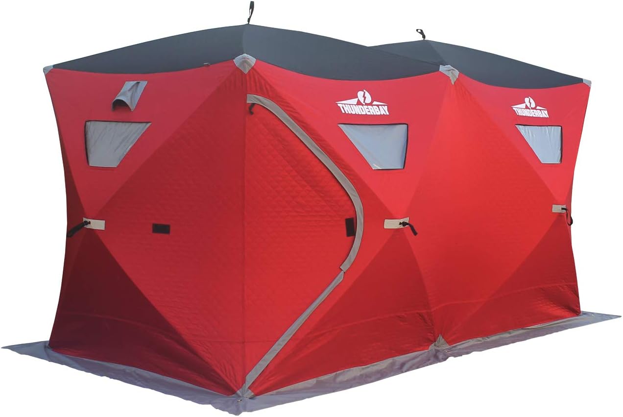 THUNDERBAY Ice Cube Series Pop-Up Hub-Style Ice Fishing Shelter