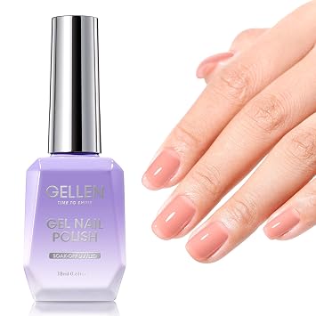GELLEN Jelly Gel Nail Polish, 18ml Sheer Nude Pink #752