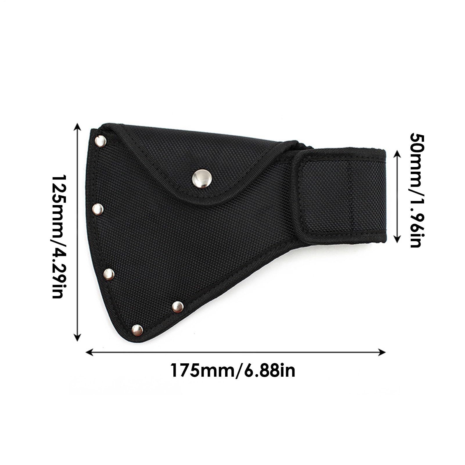 Copertura per ascia da campeggio spessa, elegante, portatile, elegante, in nylon, resistente, di alta qualità, moderna, versatile, con fibbia in metallo in vita, protezione da campeggio