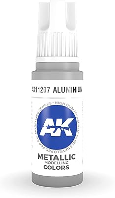 AK-Interactive 3rd Gen Acrylic Aluminium 17ml 11207 - Model Building Paints and Tools # AK1207
