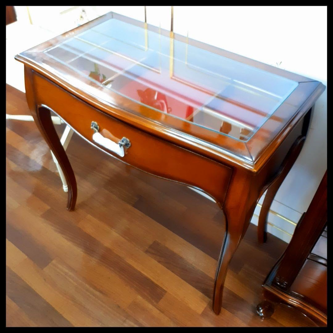 世界三大銘木材 マホガニー仕様 『猫足ディスプレイデスク