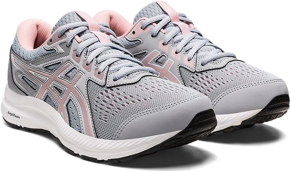 ASICS Women's Gel-Contend 8 Running Shoes, 10, Piedmont Grey/Frosted Rose - Image 2
