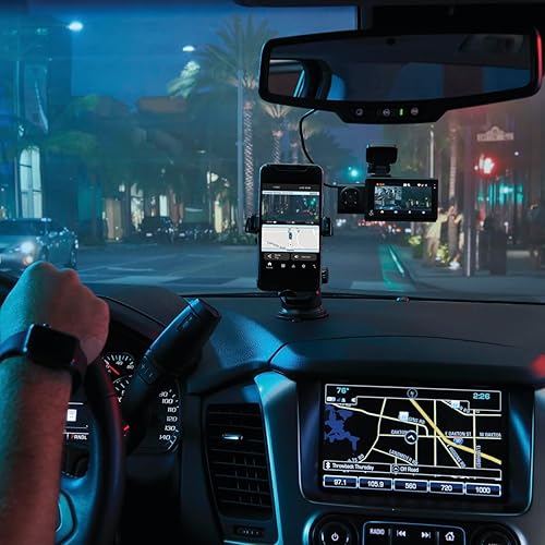 Miniatura 20 de Cobra Cámara inteligente para salpicadero + cámara trasera (SC 400D) - Resolución UHD 4K, Alexa incorporada, 3 cámaras, alertas policiales en vivo