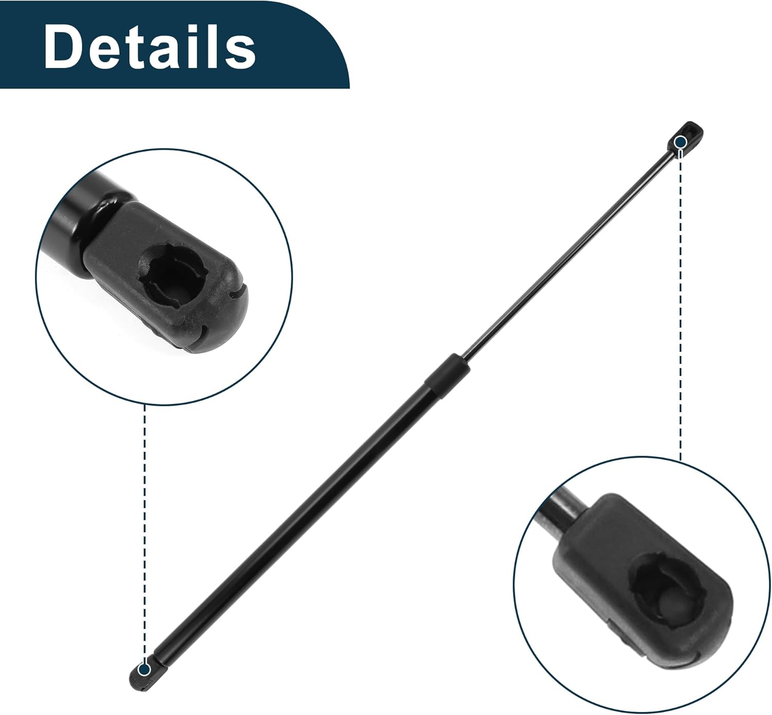 Lift Supports Struts for Chevrolet HHR 2006-2011 Wagon No.22734941/25992461 Rear Hatch Gas Spring Black 2 Pcs