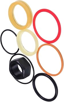Hydraulic Cylinder Seal Kit 7135558 for Bobcat 220 320 322 753 763 773 7753, Heavy Duty Rubber Gasket Repair Pack