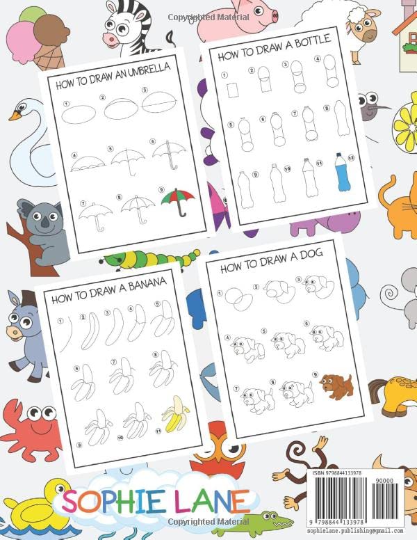 How-to-Draw Book - Guide to Drawing a Little Bit of Everything: Funny and Cute Things for Kids image 3