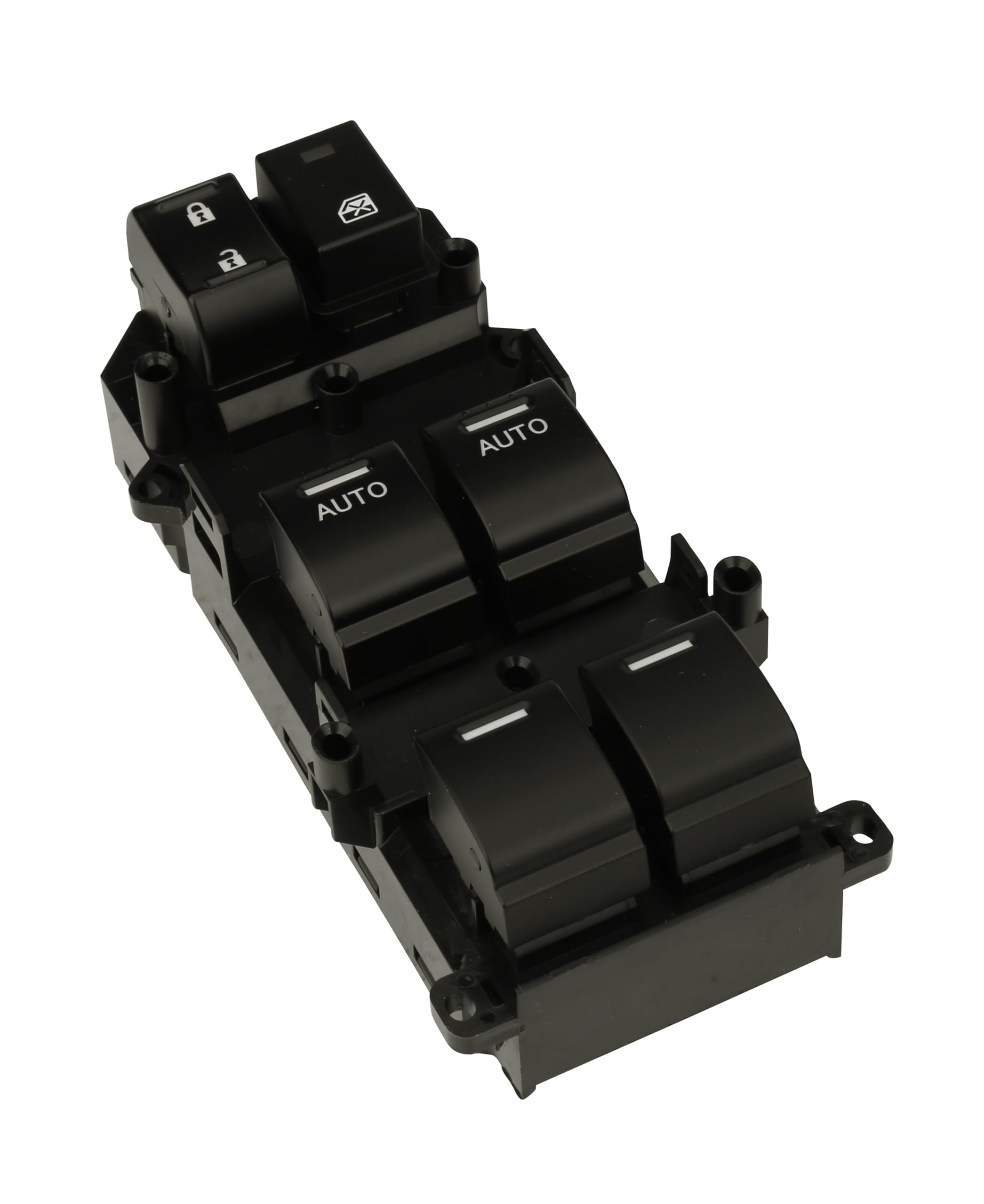 Replacement Window Master Switch - Double Auto Button - Compatible with Honda Accord EX & EX-L 2008, 2009, 2010, 2011, 2012 - Replaces 35750-TA0-A31, 35750-TA0-A32 - Driver Side Double Auto Switch
