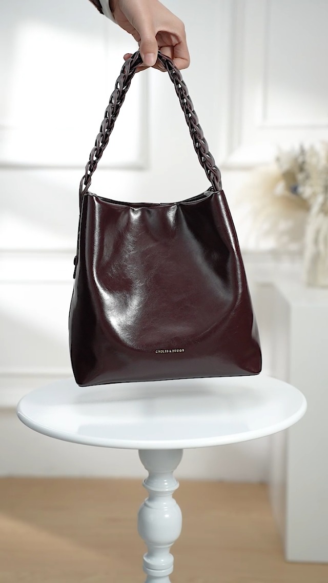 Bolso Hobo para Mujer Cnoles de Cuero miniatura 7