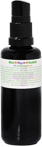 Miniatura 2 de Living Libations - Sérum Swishing de menta orgánica + mirra  Belleza limpia, natural, artesanal y vegana (3.38 fl oz  3.4 fl oz)